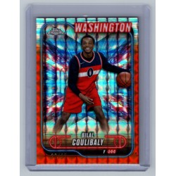 2024-25 Topps Chrome Breakers Delight Bilal Coulibaly #11 Orange Geometric Refractor - (1:5 breaker) /25 Washington Wizards