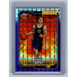 2024-25 Topps Chrome Breakers Delight Johnny Furphy #139 RC Purple Geometric Refractor - (1:1 breaker) /129 Indiana Pacers