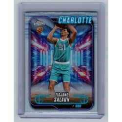 2024-25 Topps Chrome Breakers Delight Tidjane Salaün #148 RC Refractor - (1:2 hobby, 4:1 breaker: 1:8 value, 1:7 mega) Charlotte Hornets