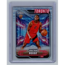 2024-25 Topps Chrome Breakers Delight Jonathan Mogbo #194 RC Refractor - (1:2 hobby, 4:1 breaker: 1:8 value, 1:7 mega) Toronto Raptors
