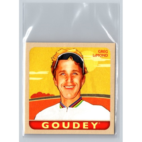 2025 Upper Deck Goodwin Champions Greg LeMond #G-8 Goudey Cycling 1:4 Hobby, 1:4 e-Pack, 1:2 Blaster 2025 Upper Deck Goodwin Champions Greg LeMond #G-8 Goudey Cycling 1:4 Hobby, 1:4 e-Pack, 1:2 Blaster