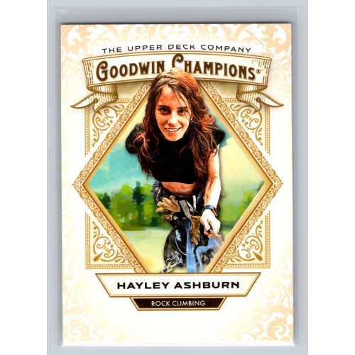 2025 Upper Deck Goodwin Champions Hayley Ashburn #50 Base Set Rookie Slacklining