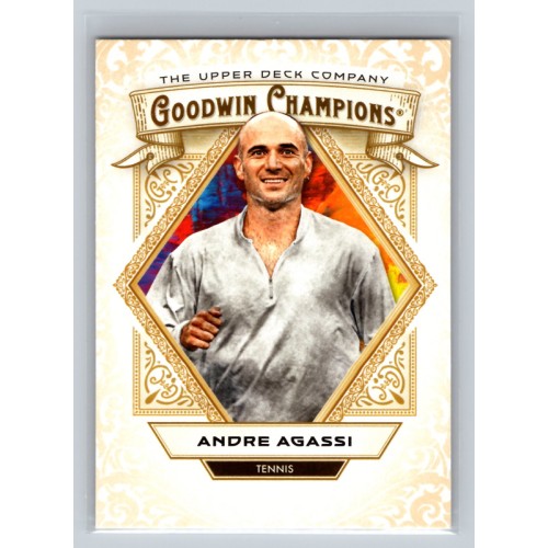 2025 Upper Deck Goodwin Champions Andre Agassi #8 Base Set Tennis