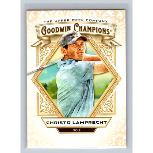 2025 Upper Deck Goodwin Champions Christo Lamprecht #30 Base Set Prospect Golf