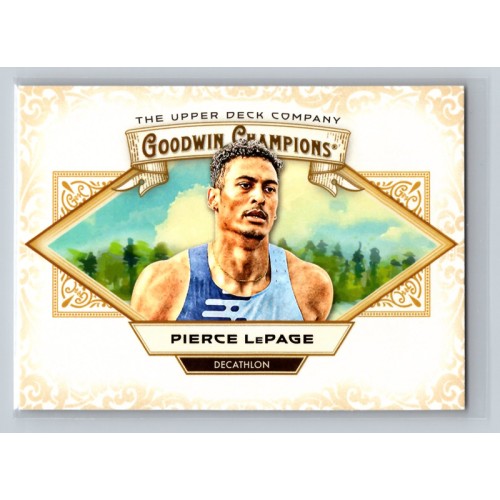 2025 Upper Deck Goodwin Champions Pierce LePage #85 Base Set - Horizontal Rookie Decathlon