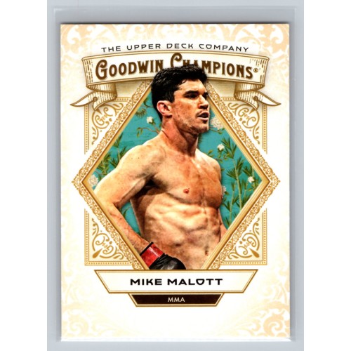 2025 Upper Deck Goodwin Champions Mike Malott #53 Base Set Rookie MMA