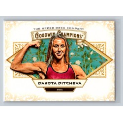 2025 Upper Deck Goodwin Champions Dakota Ditcheva #86 Base Set - Horizontal Rookie MMA - Womens 2025 Upper Deck Goodwin Champions Dakota Ditcheva #86 Base Set - Horizontal Rookie MMA - Womens