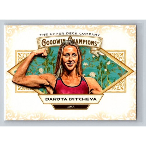 2025 Upper Deck Goodwin Champions Dakota Ditcheva #86 Base Set - Horizontal Rookie MMA - Womens 2025 Upper Deck Goodwin Champions Dakota Ditcheva #86 Base Set - Horizontal Rookie MMA - Womens