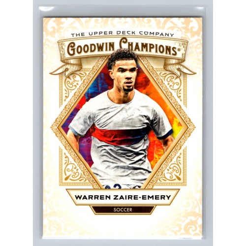 2025 Upper Deck Goodwin Champions Warren Zaire-Emery #33 Base Set Rookie Soccer