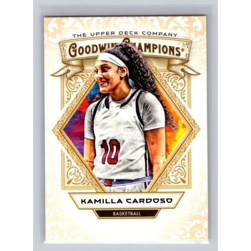 2025 Upper Deck Goodwin Champions Kamilla Cardoso #60 Base Set Rookie Basketball - Womens 2025 Upper Deck Goodwin Champions Kamilla Cardoso #60 Base Set Rookie Basketball - Womens
