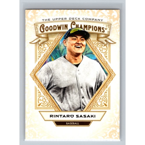 2025 Upper Deck Goodwin Champions Rintaro Sasaki #100 Base Set - Horizontal Prospect Baseball