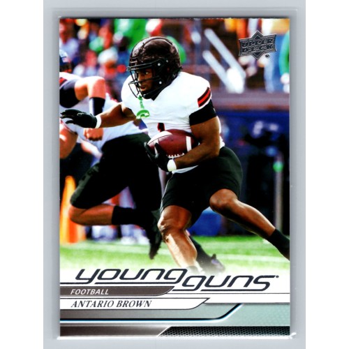 2025 Upper Deck Goodwin Champions Antario Brown #YG-37 Young Guns Prospect Football 1:3 Hobby, 1:3 e-Pack, 1:3 Blaster 2025 Upper Deck Goodwin Champions Antario Brown #YG-37 Young Guns Prospect Football 1:3 Hobby, 1:3 e-Pack, 1:3 Blaster