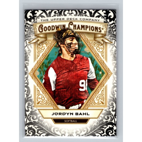 2025 Upper Deck Goodwin Champions Jordyn Bahl #61 Glossy Black Parallel Prospect Softball 1:2 Hobby, 1:2 e-Pack 2025 Upper Deck Goodwin Champions Jordyn Bahl #61 Glossy Black Parallel Prospect Softball 1:2 Hobby, 1:2 e-Pack