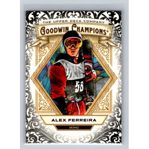 2025 Upper Deck Goodwin Champions Alex Ferreira #67 Glossy Black Parallel Rookie Skiing 1:2 Hobby, 1:2 e-Pack 2025 Upper Deck Goodwin Champions Alex Ferreira #67 Glossy Black Parallel Rookie Skiing 1:2 Hobby, 1:2 e-Pack