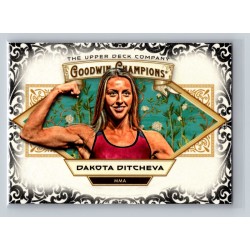 2025 Upper Deck Goodwin Champions Dakota Ditcheva #86 Glossy Black Parallel - Horizontal Rookie MMA - Womens 1:2 Hobby, 1:2 e-Pack 2025 Upper Deck Goodwin Champions Dakota Ditcheva #86 Glossy Black Parallel - Horizontal Rookie MMA - Womens 1:2 Hobby, 1:2 e-Pack