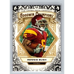 2025 Upper Deck Goodwin Champions Reggie Bush #25 Glossy Black Parallel Football 1:2 Hobby, 1:2 e-Pack