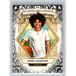 2025 Upper Deck Goodwin Champions Rori Harmon #73 Glossy Black Parallel Prospect Basketball - Womens 1:2 Hobby, 1:2 e-Pack