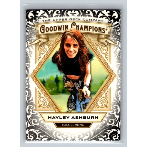 2025 Upper Deck Goodwin Champions Hayley Ashburn #50 Glossy Black Parallel Rookie Slacklining 1:2 Hobby, 1:2 e-Pack 2025 Upper Deck Goodwin Champions Hayley Ashburn #50 Glossy Black Parallel Rookie Slacklining 1:2 Hobby, 1:2 e-Pack