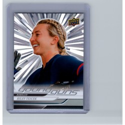 2025 Upper Deck Goodwin Champions Riley Tejcek #YG-18 Young Guns Outburst Parallel Rookie Bobsleigh 1:30 Hobby, 1:30 e-Pack