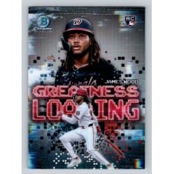 2025 Bowman James Wood #GL-20 Greatness Loading Washington Nationals 2025 Bowman James Wood #GL-20 Greatness Loading Washington Nationals