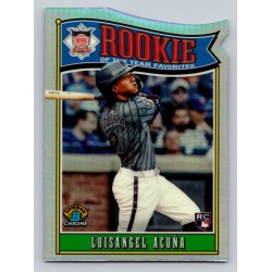 2025 Bowman Luisangel Acuña #ROY-4 Rookie of the Year Favorites New York Mets 2025 Bowman Luisangel Acuña #ROY-4 Rookie of the Year Favorites New York Mets