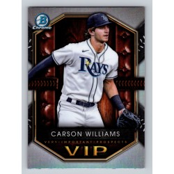 2025 Bowman Carson Williams #VIP-1 Very Important Prospects Tampa Bay Rays 2025 Bowman Carson Williams #VIP-1 Very Important Prospects Tampa Bay Rays