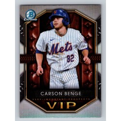 2025 Bowman Carson Benge #VIP-17 Very Important Prospects New York Mets 2025 Bowman Carson Benge #VIP-17 Very Important Prospects New York Mets