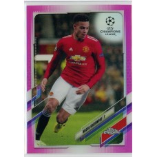 2020-21 TOPPS CHROME UEFA CHAMPIONS LEAGUE MASON GREENWOOD #17 PINK REFRACTOR 094/175 MANCHESTER UNITED